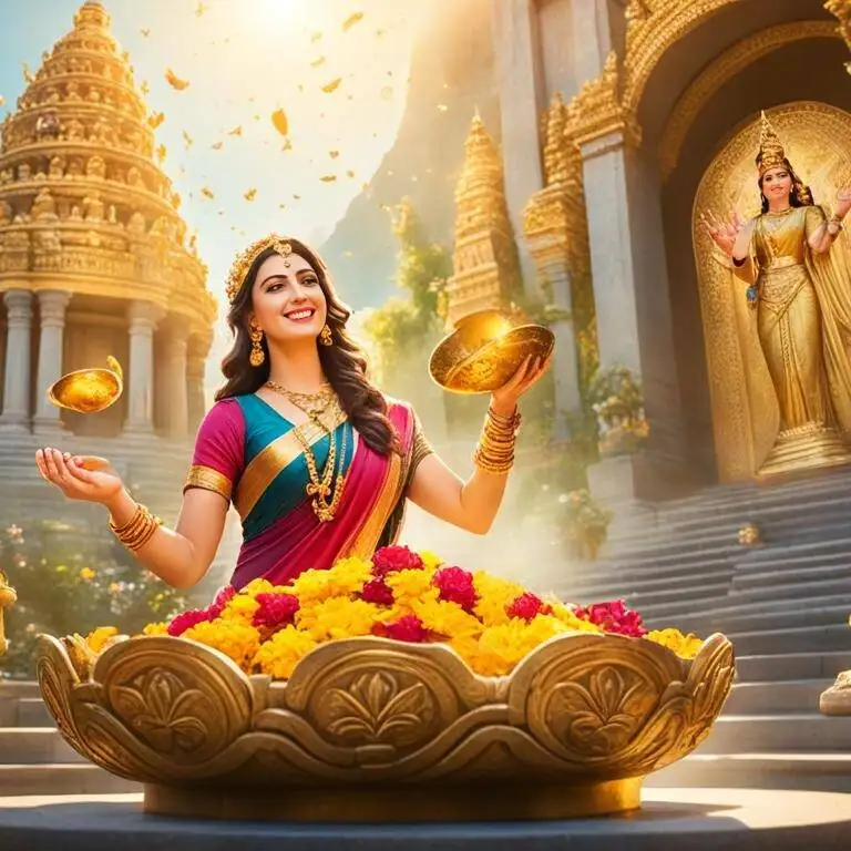Wealth Goddess Worship - Honoring deities associated with wealth and prosperity.