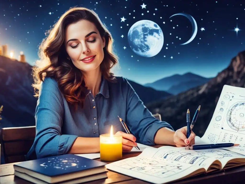 moon journaling