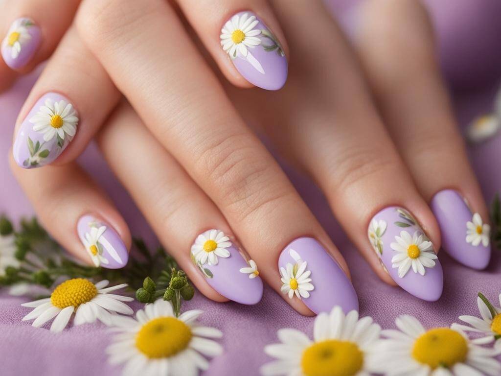 trendy spring almond nail designs