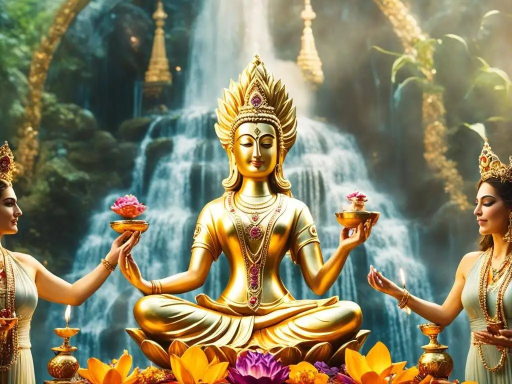 worshiping wealth goddesses worshiping wealth goddesses